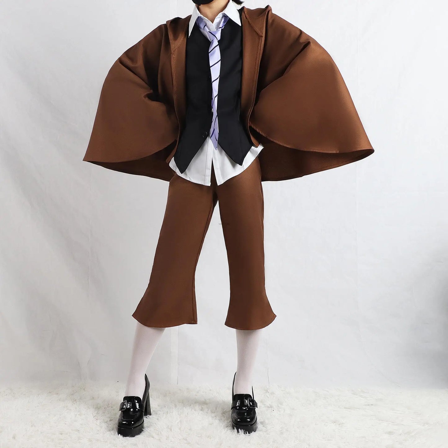 Anime Bungo Stray Edogawa Rampo Cosplay Costumes chiens perruque unisexe détective uniforme costume complet fête Colthing Halloween Costumes