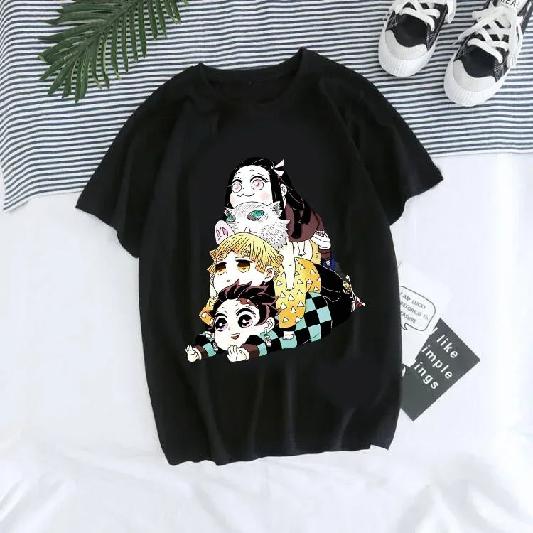 T-shirt Demon Slayer Femme - Nezuko & Tanjirô -Tendance Manga