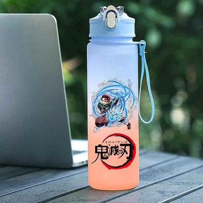 Tasse Isotherme Demon Slayer 750ml - Gourde Anime Kamado Nezuko - Grande Capacité Portable pour Sport/École