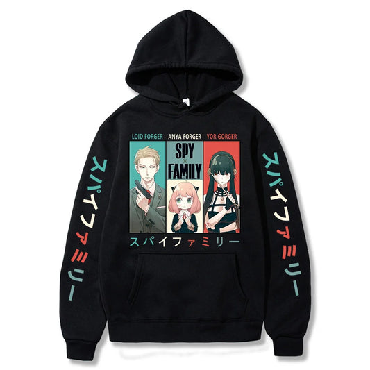 Anime Spy X Family sweat à capuche Anya et Bond sweat à capuche hauts pulls à capuche polaire sweat à capuche décontracté pour les filles