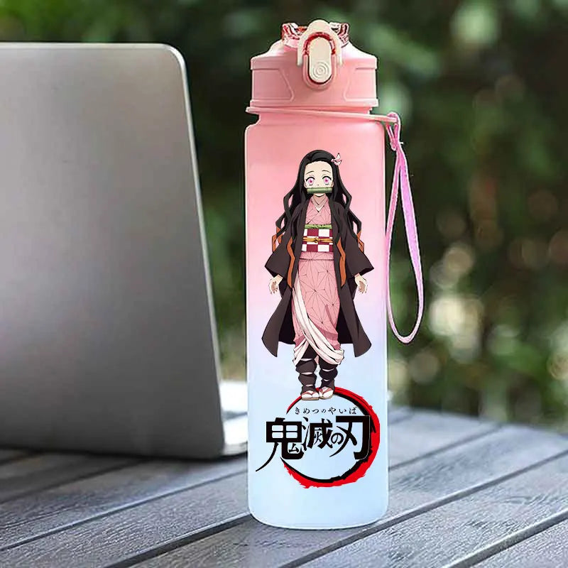 Tasse Isotherme Demon Slayer 750ml - Gourde Anime Kamado Nezuko - Grande Capacité Portable pour Sport/École