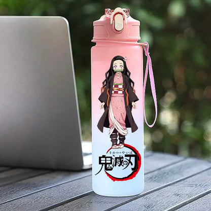 Tasse Isotherme Demon Slayer 750ml - Gourde Anime Kamado Nezuko - Grande Capacité Portable pour Sport/École