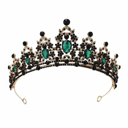 Couronne en cristal pour femme, diadème pour patients, bande de sauna en biscuits, bijoux pour cheveux, couronne de fête Queen, robe de mariée, accessoires pour cheveux, cadeau
