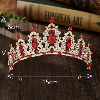 Couronne en cristal pour femme, diadème pour patients, bande de sauna en biscuits, bijoux pour cheveux, couronne de fête Queen, robe de mariée, accessoires pour cheveux, cadeau