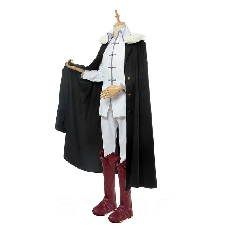 Costume de Cosplay Anime Bungo Stray Dogs Fyodor Dostoïevski, haut et pantalon pour hommes, Cape, uniforme de fête de carnaval d'halloween