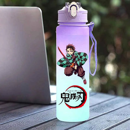 Tasse Isotherme Demon Slayer 750ml - Gourde Anime Kamado Nezuko - Grande Capacité Portable pour Sport/École