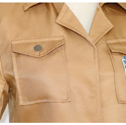 Attack on Titan Cosplay Costume, Anime Shingeki no Kyojin Cosplay, Jacket Coat, Eren Scout Legion, Green Cape Coat, Halloween