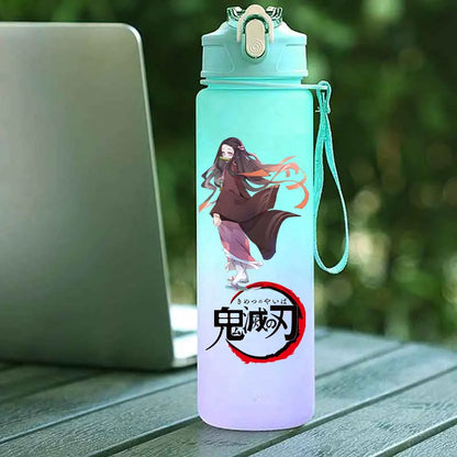 Tasse Isotherme Demon Slayer 750ml - Gourde Anime Kamado Nezuko - Grande Capacité Portable pour Sport/École
