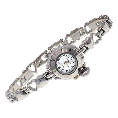 Montre-bracelet à quartz avec pendentif coeur pour femme, petit cadran, mode, mignon, vente en gros, nouveauté