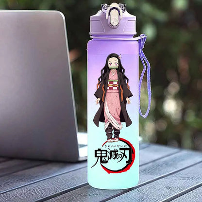 Tasse Isotherme Demon Slayer 750ml - Gourde Anime Kamado Nezuko - Grande Capacité Portable pour Sport/École