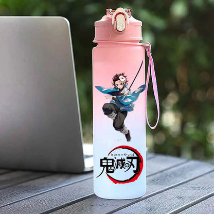 Tasse Isotherme Demon Slayer 750ml - Gourde Anime Kamado Nezuko - Grande Capacité Portable pour Sport/École