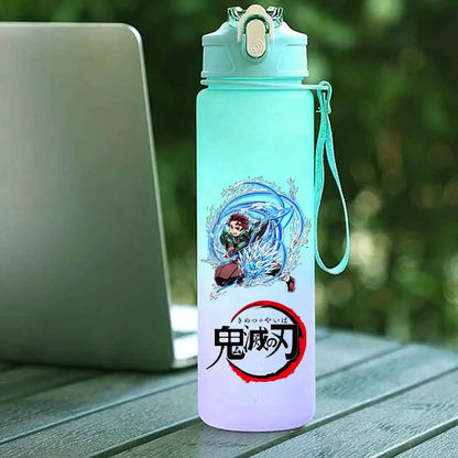 Tasse Isotherme Demon Slayer 750ml - Gourde Anime Kamado Nezuko - Grande Capacité Portable pour Sport/École