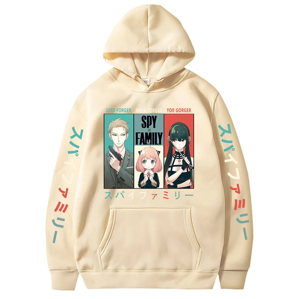 Anime Spy X Family sweat à capuche Anya et Bond sweat à capuche hauts pulls à capuche polaire sweat à capuche décontracté pour les filles
