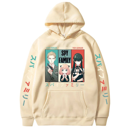 Anime Spy X Family sweat à capuche Anya et Bond sweat à capuche hauts pulls à capuche polaire sweat à capuche décontracté pour les filles