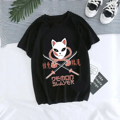 T-shirt Demon Slayer Femme - Nezuko & Tanjirô -Tendance Manga