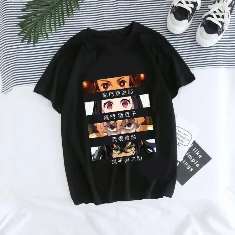 T-shirt Demon Slayer Femme - Nezuko & Tanjirô -Tendance Manga