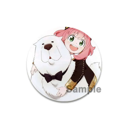32/44/58mm Cute Anime Spy X Family Enamel Pins Cute Head Lapel Pins Cartoon Badge Backpack Hat Jewelry Accessories Gift