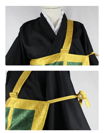 Jujutsu Kaisen Geto SuNAFTA u Cosplay Costume, Black Blue Kimono, Uniform Sв, Anime Everthe, Halloween Costumes for Women and Men