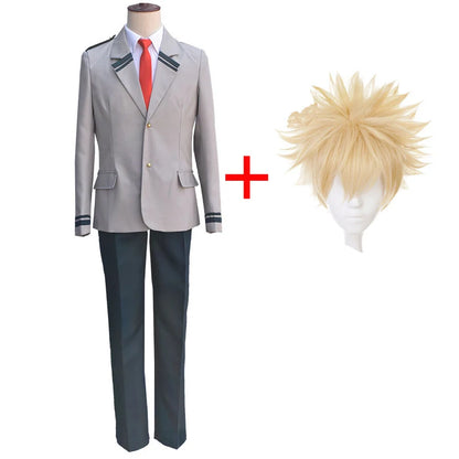 Anime My Hero Academia Midoriya Izuku Cosplay Costume High School Student Uniform Halloween Party Costume Shirt Not Included