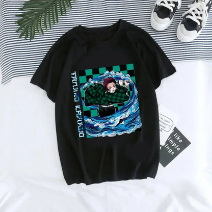 T-shirt Demon Slayer Femme - Nezuko & Tanjirô -Tendance Manga