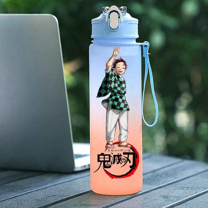 Tasse Isotherme Demon Slayer 750ml - Gourde Anime Kamado Nezuko - Grande Capacité Portable pour Sport/École