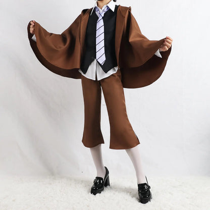 Anime Bungo Stray Edogawa Rampo Cosplay Costumes chiens perruque unisexe détective uniforme costume complet fête Colthing Halloween Costumes