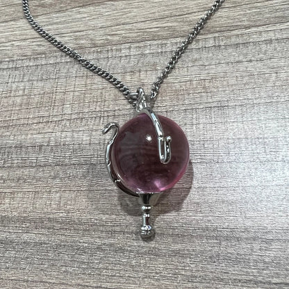 Coeur de Kandrakar Pendentif en cristal rose Mode innovante Dessin animé romantique W.I.T.C.H. Bijoux Cadeaux de rêves d'enfance