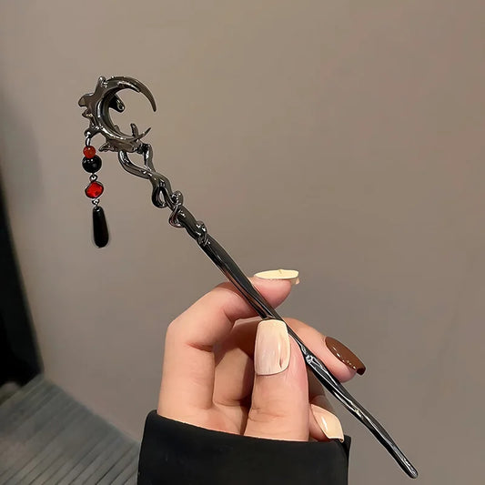 Accessoire de cheveux en alliage pour femmes, Design Unique, bâton de cheveux adapté à la rassemblement quotidien, bijoux de Niche appariés, pinces à cheveux, aiguille à cheveux