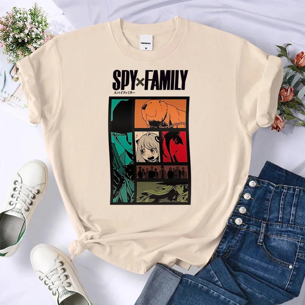 Anya t-shirt femmes japonais graphique t-shirt femme harajuku vêtements - Bloopop