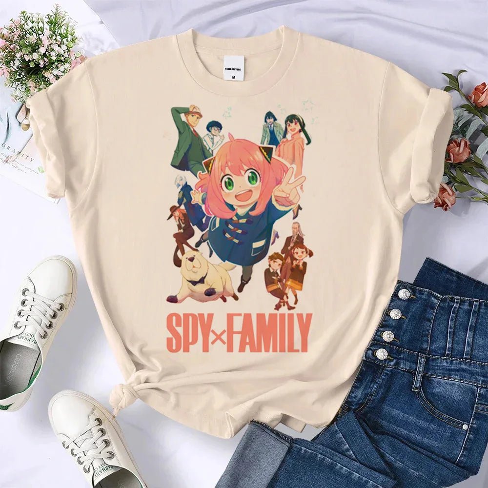 Anya t-shirt femmes japonais graphique t-shirt femme harajuku vêtements - Bloopop