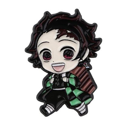 Broches Nezuko en émail pour femmes, Badges sur sac à dos, accessoires de Cosplay, bijoux à la mode, jouets, cadeau - Bloopop