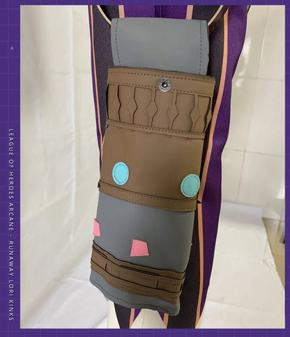 Costume Cosplay Jinx Arcane (League of Legends) - Tenue Femme Sexy avec Accessoires - Déguisement Halloween & Convention Manga - Bloopop
