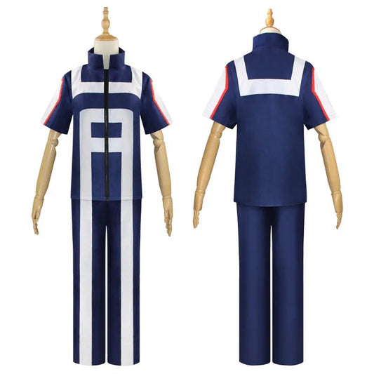 Costume de cosplay Anime My Hero Academia pour hommes et femmes, uniforme scolaire, pantalon de gymnastique, Midoriya Izuku Todoroki Shouto, Costume de Cosplay - Bloopop