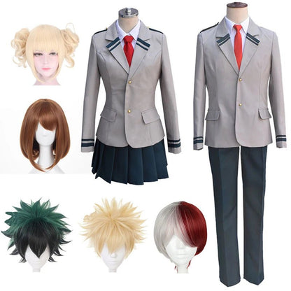 Costume de Cosplay Anime My Hero Midoriya Izuku, uniforme d'élève du lycée académique, Costume de fête d'halloween, chemise non incluse - Bloopop