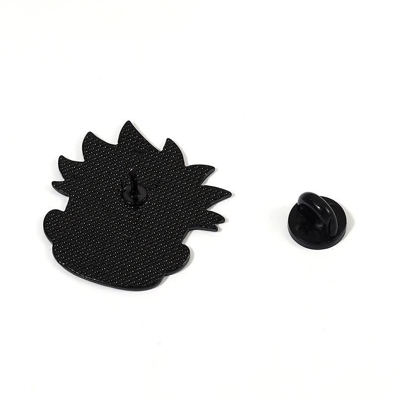 Jujutsu Kaisen – broche en émail, dessin animé, animaux, chat, chapeau en métal personnalisé, vêtements à revers, sac à dos, bijoux, cadeau pour Fans d'amis - Bloopop