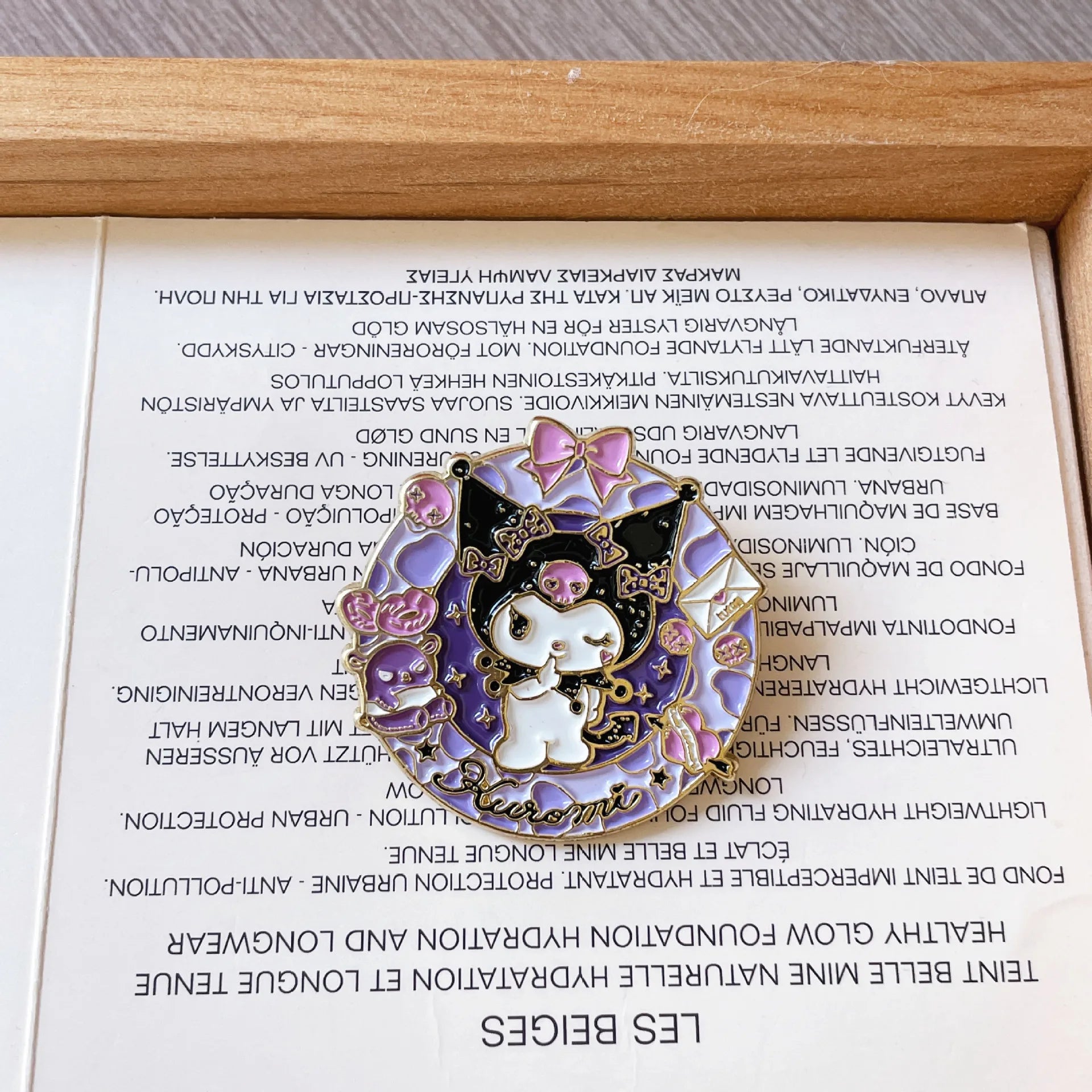 Sanrio broches Badges broche Hello Kitty Kuromi cannelle dessin animé épinglettes en métal pour étudiant sac à dos bijoux accessoires cadeau - Bloopop