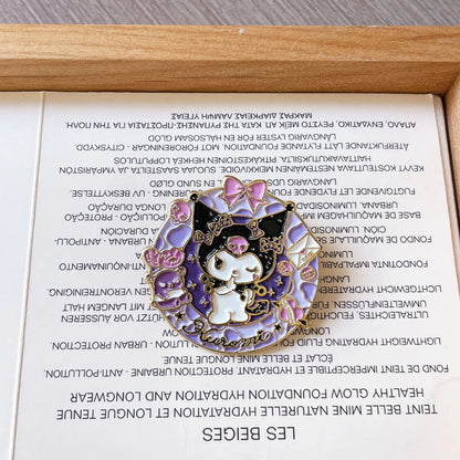 Sanrio broches Badges broche Hello Kitty Kuromi cannelle dessin animé épinglettes en métal pour étudiant sac à dos bijoux accessoires cadeau - Bloopop