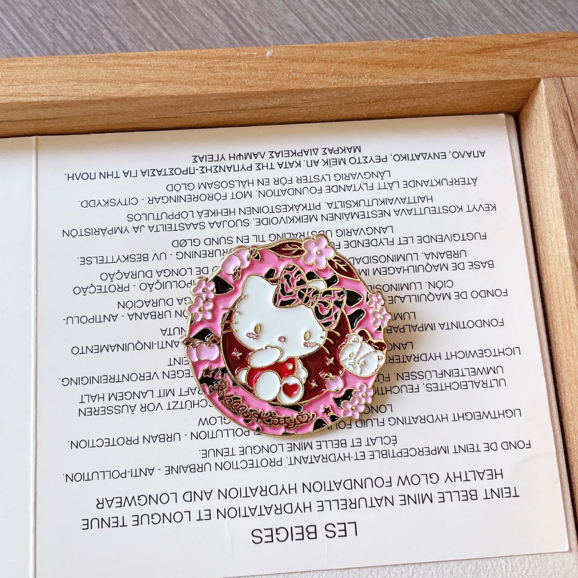 Sanrio broches Badges broche Hello Kitty Kuromi cannelle dessin animé épinglettes en métal pour étudiant sac à dos bijoux accessoires cadeau - Bloopop