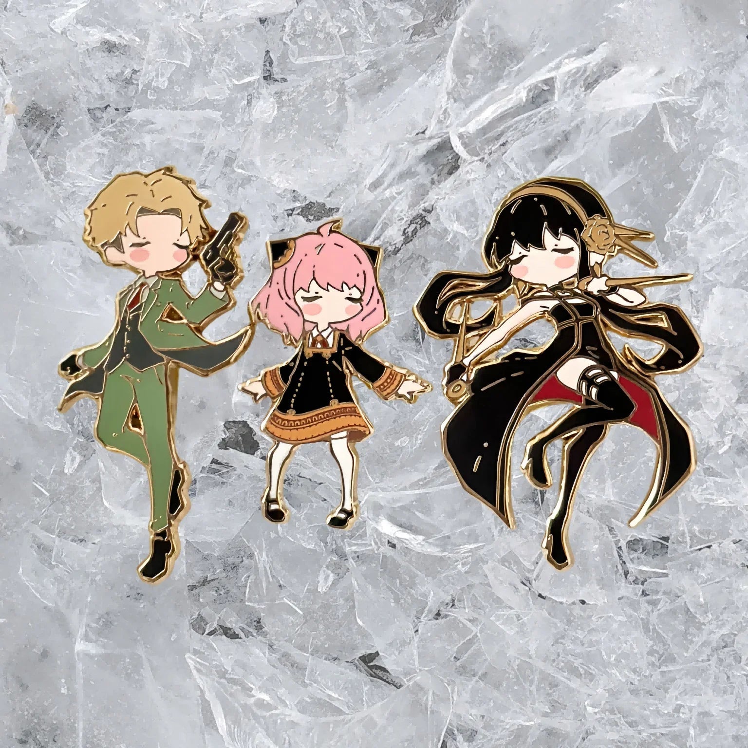 SPY×FAMILY enamel Pin - Twilight - Yor Forger - Anya Forger - Bloopop