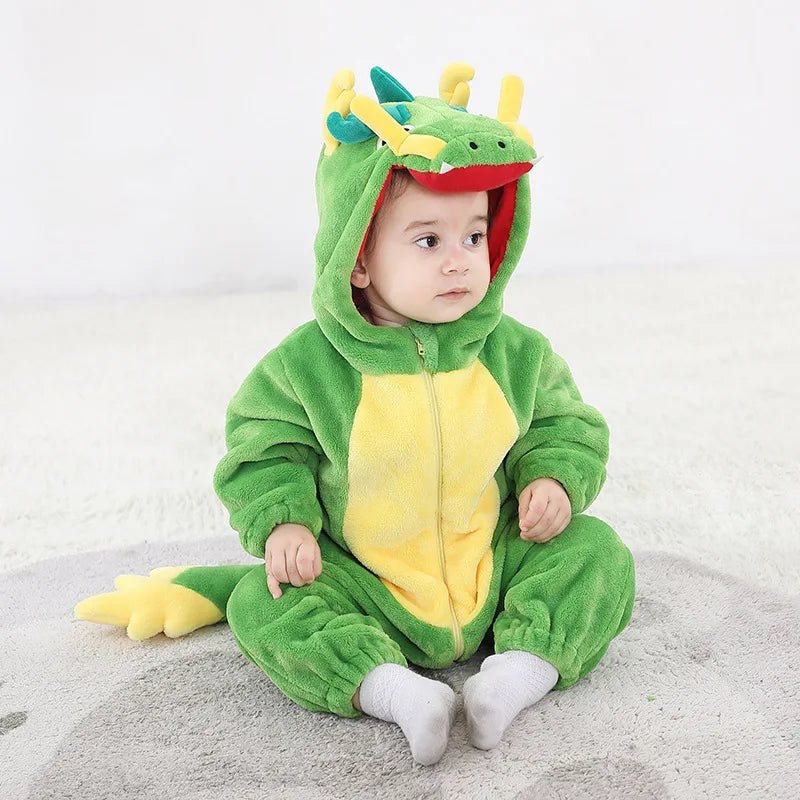 Tenue enfant en bas âge unisexe bébé Animal Costume Lion Costume pour enfants Homewear garçons combinaison Halloween habiller barboteuse - Bloopop